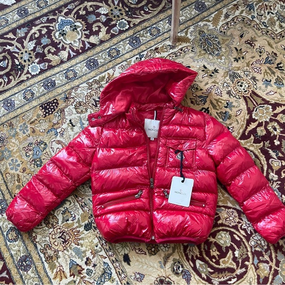 Moncler Red Boys Coat - Picture 3 of 13